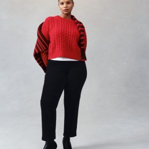 SPANXshape?  Authentic 360 Corduroy 90s Straight Leg | Classic Black