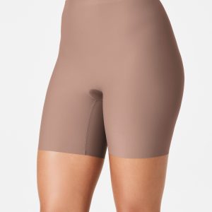 SPANXsupersmooth?  Essential Mid-Thigh Short | Cafe Au Lait