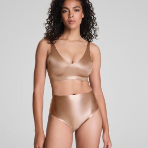 SPANXshape?  LuxeShine Bralette | Cafe Au Lait Shimmer