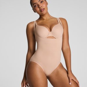 SPANXsculpt?  GoFigure Open-Bust Bodysuit | Chai