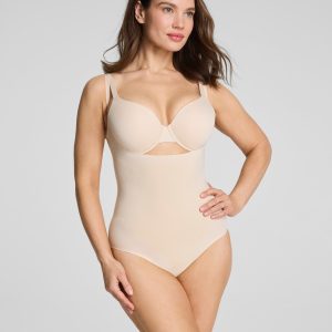 SPANXsculpt?  GoFigure Open-Bust Bodysuit | Toasted Coconut