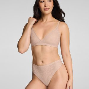 SPANXsupersmooth?  Day to Date Night Lace Bralette | Chai