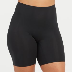 SPANXsmooth?  Fit-To-You Mid-Thigh Short | Very Black