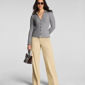 SPANXsupersmooth?  Stretch Twill Wide Leg Pant | Sandbar