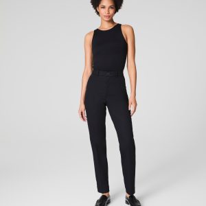 SPANXsupersmooth?  Stretch Twill Slim Straight Pant | Classic Black
