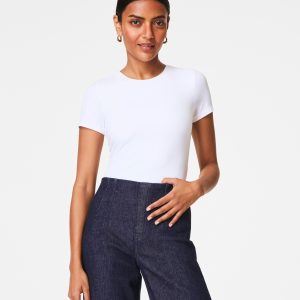 SPANXsmooth?  Jersey Crewneck Tee | Classic White