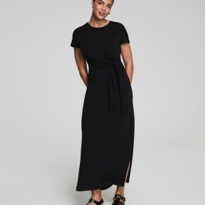 SPANX? AirEssentials Tie-Waist Maxi Dress | Very Black
