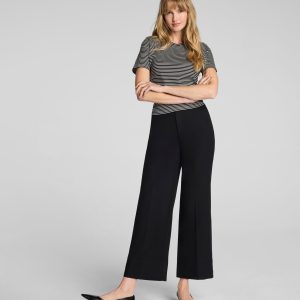 SPANXsupersmooth?  Stretch Twill Cropped Wide Leg Pant
