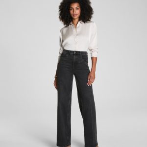 SPANXshape?  Authentic 360 Wide Leg Jeans | Carbon