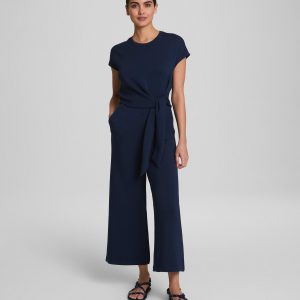 SPANX? AirEssentials Tie Waist Jumpsuit | Timeless Navy