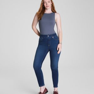 SPANXshape?  EveryWear Pull-On Ankle Skinny Jeans | Poseidon