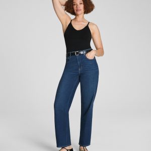 SPANXshape?  Authentic 360 90s Straight Leg Jeans | Adriatic Blue