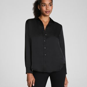 SPANX? Silky Smooth Button Down | Classic Black