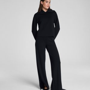 SPANX AirEssentials? Zero Waistband Wide Leg Pant | Very Black