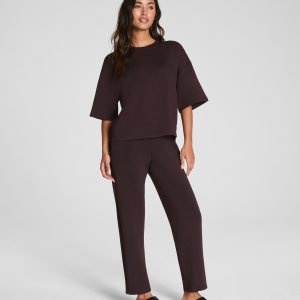 SPANX AirEssentials? Slim Straight Pant | Truffle Brown