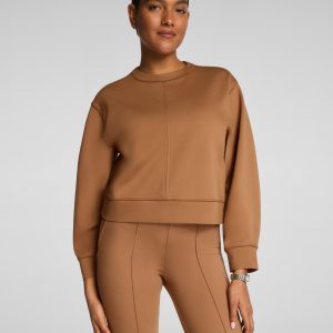SPANX? Ponte Crewneck Long Sleeve Top | Maplewood