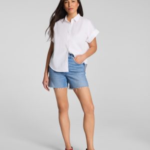 SPANXshape?  Authentic 360 Raw Hem Jean Short. 5 | Elysian
