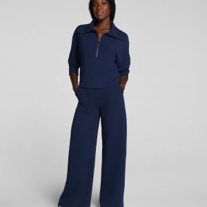 SPANX AirEssentials? French Rib Wide Leg Pant