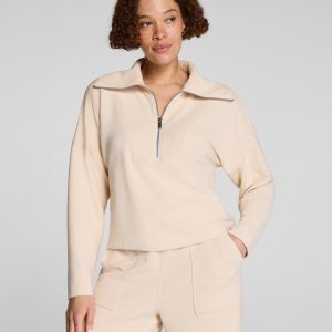 SPANX AirEssentials? French Rib Half Zip