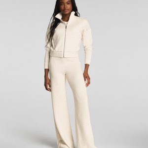 SPANX AirEssentials? Wide Leg Pant | Oatmeal Heather