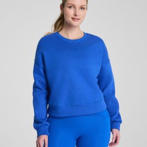 SPANX? BoostUp Cotton Fleece Crewneck | Current