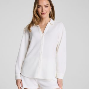 SPANX? AirEssentials? Oversized Button Down  | Powder