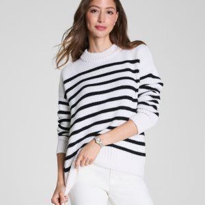 La Ligne Marin Sweater | Cream/Black