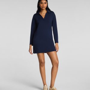 SPANX AirEssentials? Polo Long Sleeve Dress | Timeless Navy