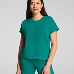 SPANX AirEssentials? Crewneck Tee | Jade