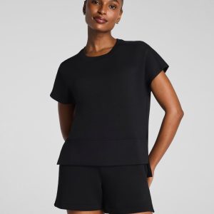 SPANX AirEssentials? Crewneck Tee | Very Black