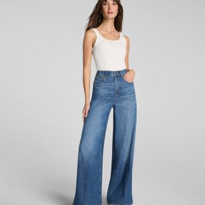 SPANXsupersmooth?  Authentic 360 Lightweight Super Wide Leg Jeans | Oceanic
