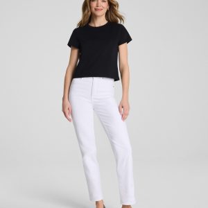 SPANXshape?  Authentic 360 90s Straight Leg Jeans | Classic White