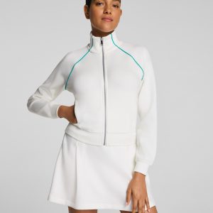 SPANX AirEssentials? Contrast Piping Track Jacket | Powder