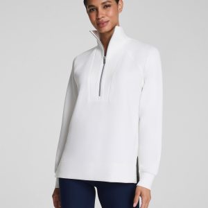 SPANX AirEssentials? Half Zip Tunic | Powder