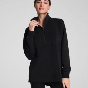 SPANX AirEssentials? Half Zip Tunic | Very Black