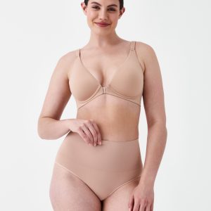 SPANXsmooth?  Bra-llelujah!? Adjustable Plunge Wireless Lift Bra | Toasted Oatmeal