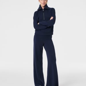 SPANX AirEssentials? Wide Leg Pant | Timeless Navy