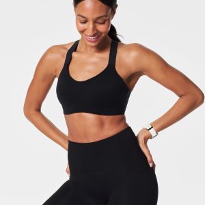 SPANX? BoostUp Medium Impact Sports Bra | Very Black