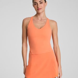 SPANX? BoostUp V-Neck Shelf Tank | Persimmon