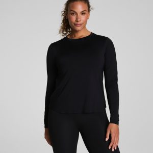 SPANX? Activate Long Sleeve Top | Very Black