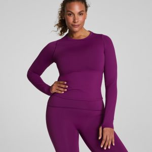SPANXshape?  Get Moving Long Sleeve Top with SecretSweat Tech