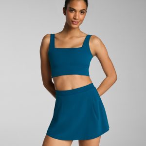SPANX? BoostUp Cropped Square Neck Shelf Tank | Deep Cove