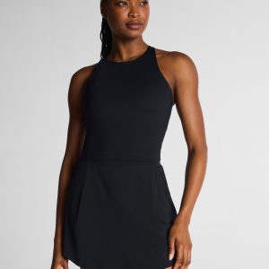 SPANX? BodyLine High Neck Cropped Tank with FlexForm Cups | Very Black