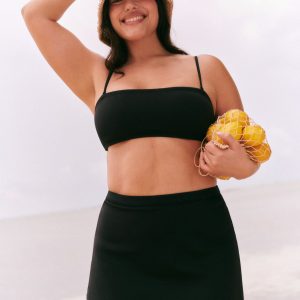 SPANXsmooth?  Swim Bandeau Bikini Top | Very Black