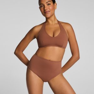 SPANXshape? Swim Halter Bikini Top | Caraway