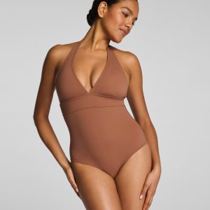 SPANXsculpt? Swim Halter One Piece | Caraway