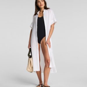 SPANX? Beach Midi Dress | Vivid White