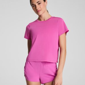 SPANX? BoostUp Crewneck Tee with StayCool Tech | Aurora