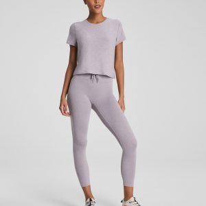 SPANX? SoftStretch 7/8 Leggings | Coastal Fog/Light Coastal Fog