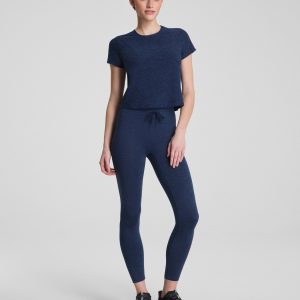 SPANX? SoftStretch 7/8 Leggings | Timeless Navy/Dark Timeless Navy
